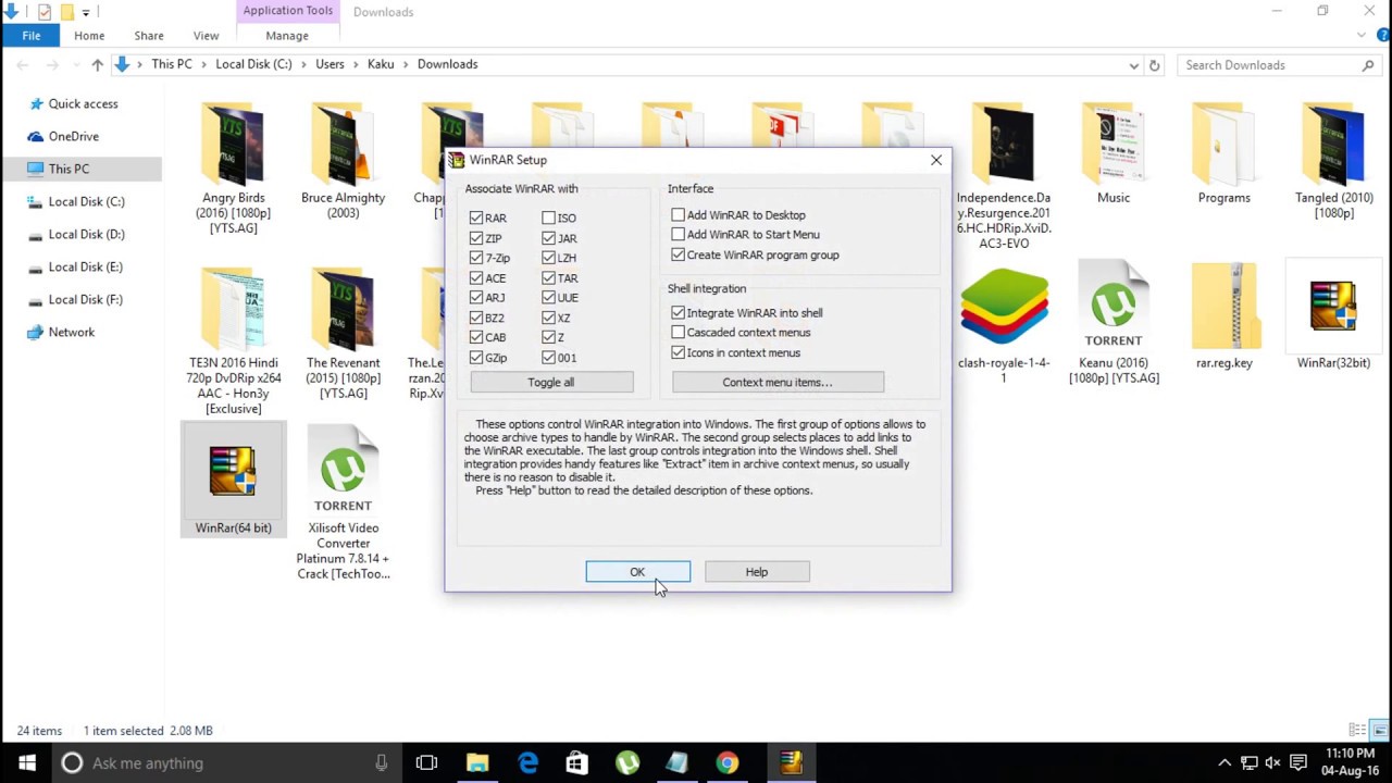 instal the new WinRAR 6.24